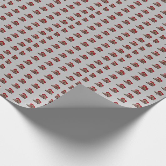 Blond Cocker Spaniel Herz Geschenkpapier (Ecke)