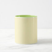 Blond (einfarbige Farbe) Tasse (Zentrum)