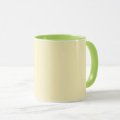 Blond (einfarbige Farbe) Tasse (VorderseiteRechts)