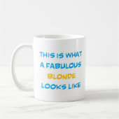 blond, fabelhaft kaffeetasse (Links)