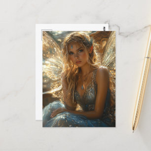 Blond Fairy Postkarte