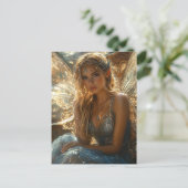Blond Fairy Postkarte (Stehend Vorderseite)
