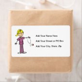 Blond Female Strichmännchen Nurse (Insitu)