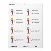 Blond Female Strichmännchen Nurse (Vorne)