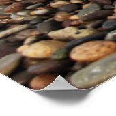 Blond Frau am Strand Poster (Ecke)