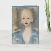 Blond Frau, Helene Schjerfbeck Karte (Vorderseite)