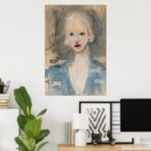 Blond Frau, Helene Schjerfbeck Poster (Heimbüro)