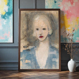 Blond Frau, Helene Schjerfbeck Poster