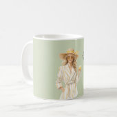 Blond Gelbes Kleid Aperitivo Kaffeetasse (Vorderseite Links)