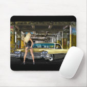 blond, Gewehr, Cadillac Mousepad (Mit Mouse)