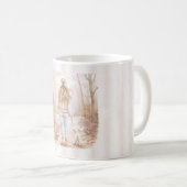 Blond Girl Dog Trees Life is Better With A Dog Kaffeetasse (VorderseiteRechts)