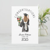 Blond-Girl-Girl-Gratulation (Stehend Vorderseite)