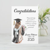 Blond-Girl-Girl-Gratulation (Stehend Vorderseite)
