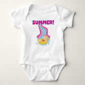 Blond Girl Summer Baby Strampler (Vorderseite)
