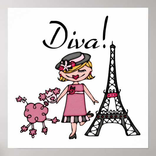 Blond Hair Diva Poster (Vorne)