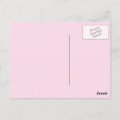 Blond Hair Diva Postkarte (Rückseite)