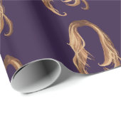Blond Hair Geschenkpapier (Rolleneckpunkt)
