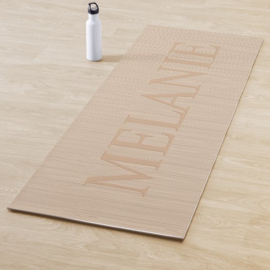 Blond-Imitate Holzstruktur Yogamatte (Beispiel)
