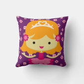 Blond Little Princess Pillow Kissen (Rückseite)
