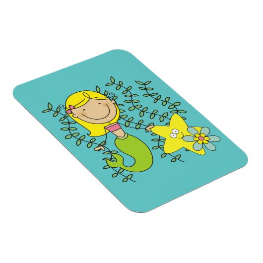 Blond Mermaid Magnet (Rechte Seite)