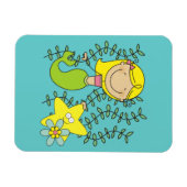Blond Mermaid Magnet (Horizontal)