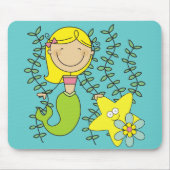 Blond Mermaid Mousepad (Vorne)