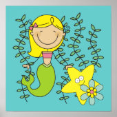 Blond Mermaid Poster (Vorne)