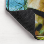 Blond Miniature Pony / Pferdeblauer Himmel Mousepad (Ecke)