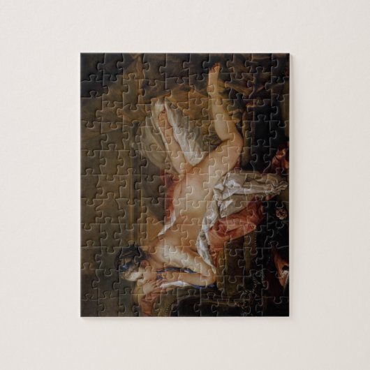 Blond Odalisque von Francois Boucher Puzzle (Vertikal)