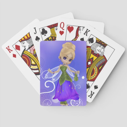 Blond Princess Playing Cards Spielkarten (Rückseite)