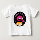 Blond Rocking Big Sister Baby T-shirt (Vorderseite)