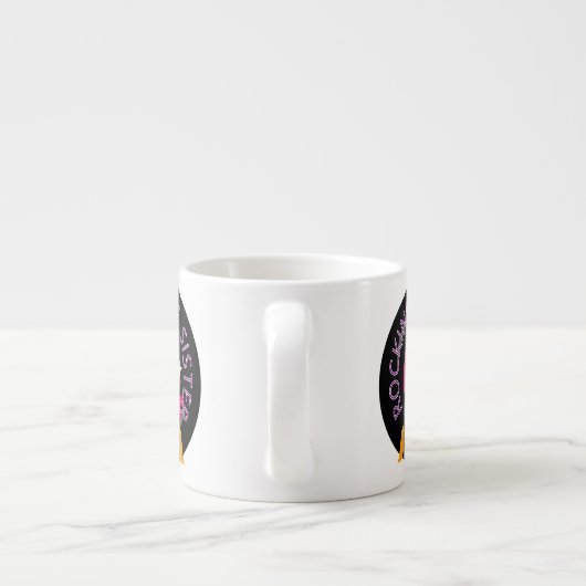 Blond Rocking Big Sister Espressotasse (Rückseite)