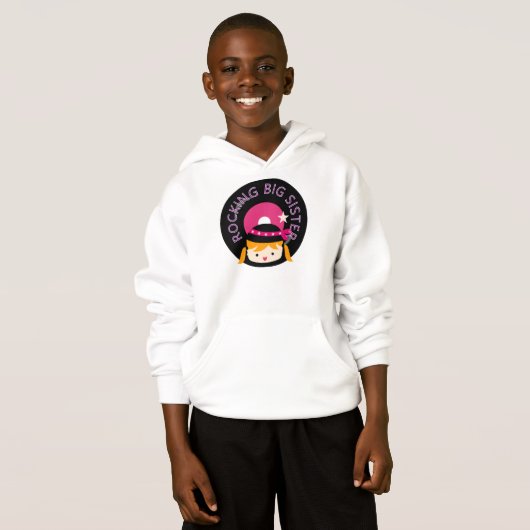Blond Rocking Big Sister Hoodie (Vorne ganz)
