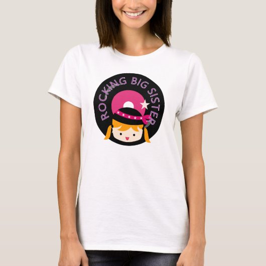 Blond Rocking Big Sister T-Shirt (Vorderseite)