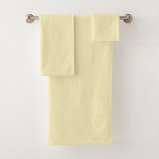 Blond Solid Color Badhandtuch Set (Insitu)
