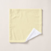 Blond Solid Color Badhandtuch Set (Waschlappen)