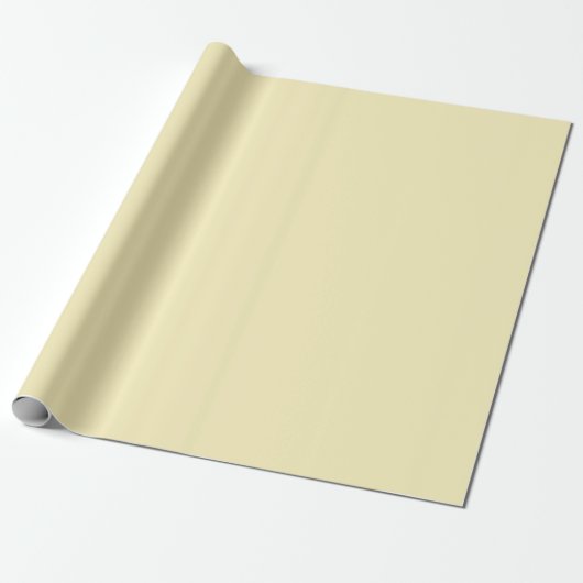 Blond Solid Color Geschenkpapier (Ungerollt)