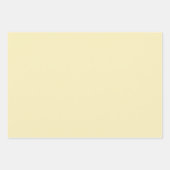 Blond Solid Color Geschenkpapier Set (Vorderseite 3)