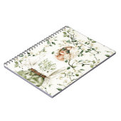 Blond Tragen Blumen Sonnenbrille Notizblock (Linke Seite)