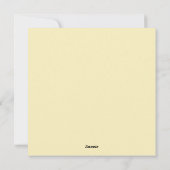 Blond (Vollfarbe) Feiertagskarte (Rückseite)