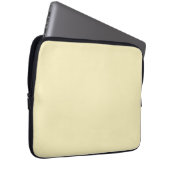 Blond (Vollfarbe) Laptopschutzhülle (Vorne Rechts)
