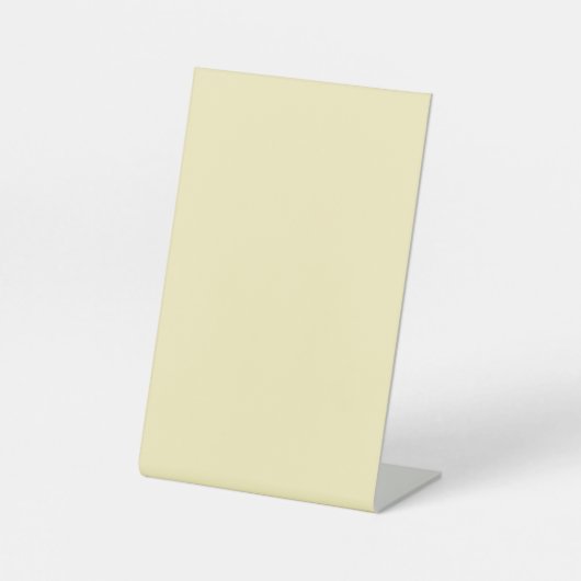 Blond (Vollfarbe) Sockelschild (Vorderseite)