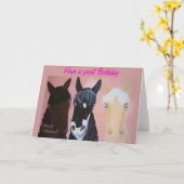 Blond Witz ,Geburtstagskarte Karte (Gelbe Blume)