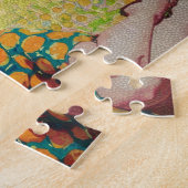 Blond Woman in Orange Grove Puzzle (Seite)