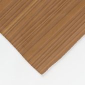 Blond Wood Planks Brown Nautical Anchor Fleecedecke (Ecke)