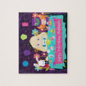 Blonde Alice Tea Party Jigsaw Puzzle (Vertikal)