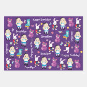 Blonde Alice's Adventures in Wunderland Geschenkpapier Set (Vorderseite 3)
