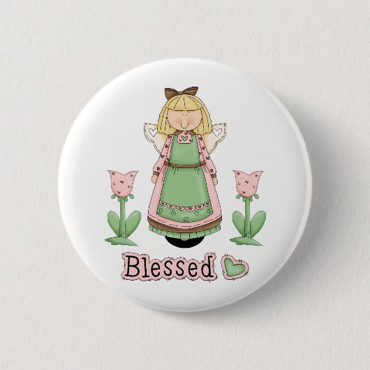 Blonde Angel Button (Vorderseite)