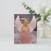 Blonde Angel Postkarte (Stehend Vorderseite)