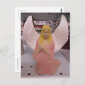 Blonde Angel Postkarte (Vorne/Hinten)